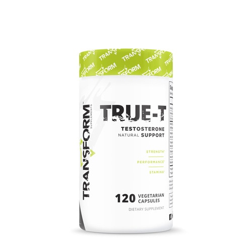 TRUE-T Natural Testosterone Support
Increase Strength
Improve Performance
Boost Stamina
Elevate Mood
TRUE-T Natural Testosterone Support is scientifically formulated to optimize healthy free and total testosterone levels, suppress cortisol, balance estrogen, and boost libido.
Vegan-friendly, gluten and soy free, and without artificial colors, fillers, or binders, TRUE-T utilizes natural ingredients to safely and effectively increase strength, performance, and stamina while enhancing energy, mood, and stress management.